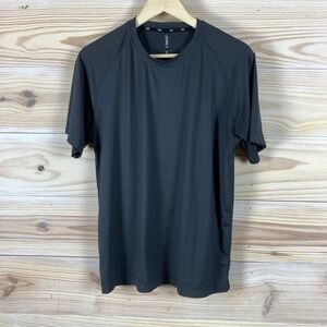 LEG3ND Inspire T Shirt Mens Small Gray Short Sleeve Raglan Performance Workout